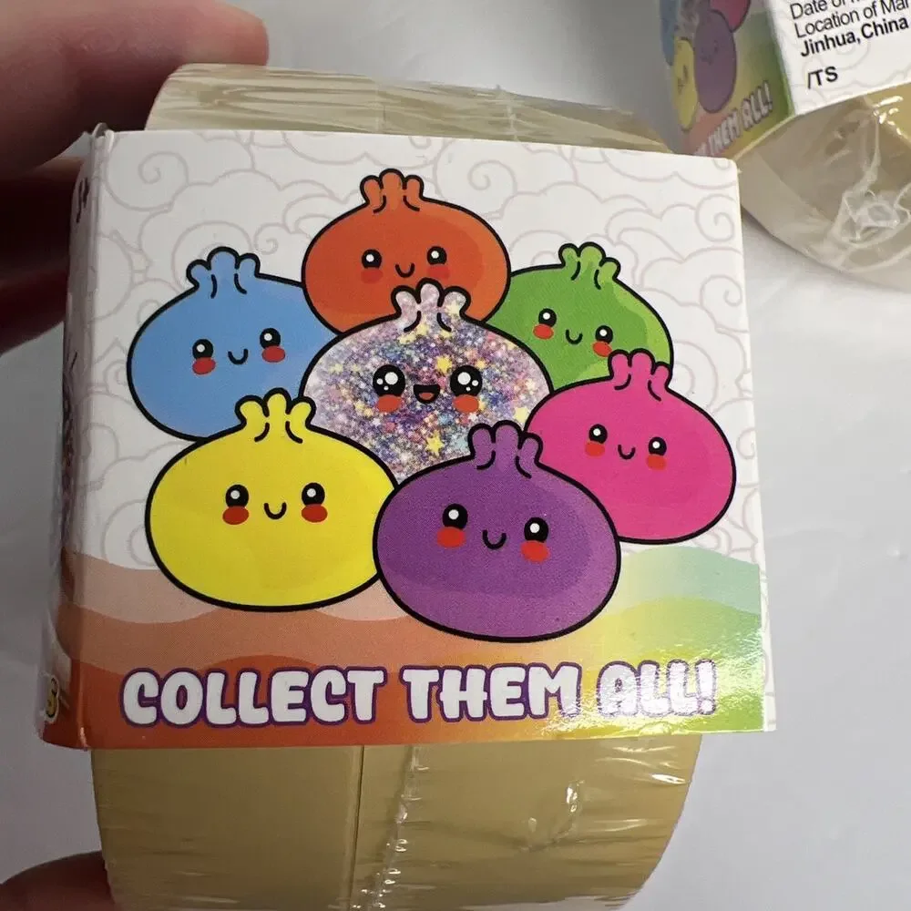 4x RMS Squishy DUMPLING Series 3 Mystery Viral Fidget Toy PARTY CONFETTi Edition